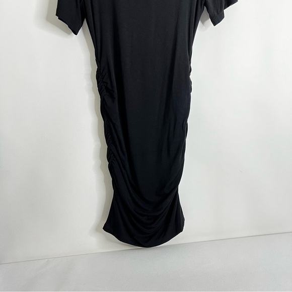 Tart Maternity Dress Size XS Black Rouched Side Modal Blend Very Soft Jersey - Picture 5 of 9